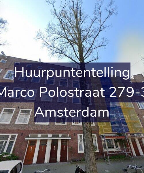 Foto gevel Huurpuntentelling voor Marco Polostraat 279-3, Amsterdam
