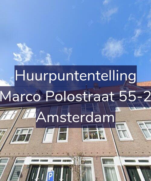 Foto gevel Huurpuntentelling voor Marco Polostraat 55-2, Amsterdam