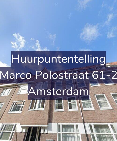 Foto gevel Huurpuntentelling voor Marco Polostraat 61-2, Amsterdam