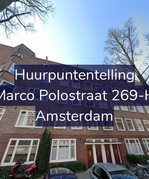 Foto gevel Huurpuntentelling voor Marco Polostraat 269-H, Amsterdam