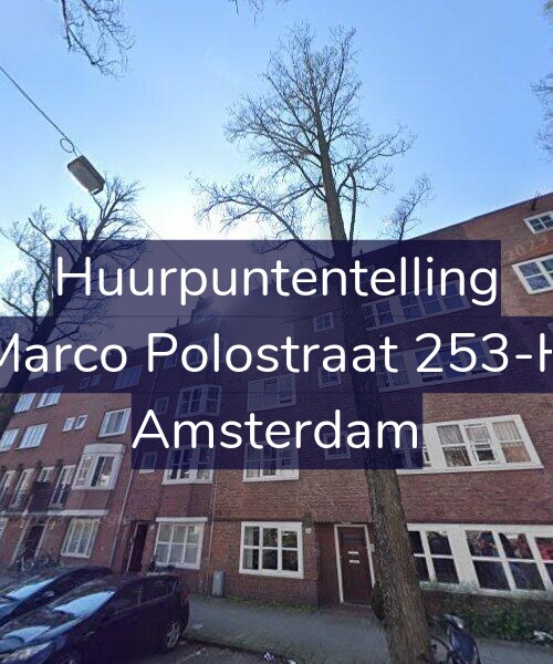 Foto gevel Huurpuntentelling voor Marco Polostraat 253-H, Amsterdam