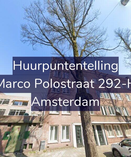 Foto gevel Huurpuntentelling voor Marco Polostraat 292-H, Amsterdam