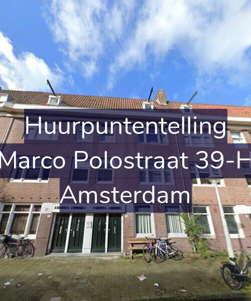 Foto gevel Huurpuntentelling voor Marco Polostraat 39-H, Amsterdam