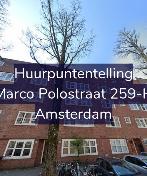 Foto gevel Huurpuntentelling voor Marco Polostraat 259-H, Amsterdam