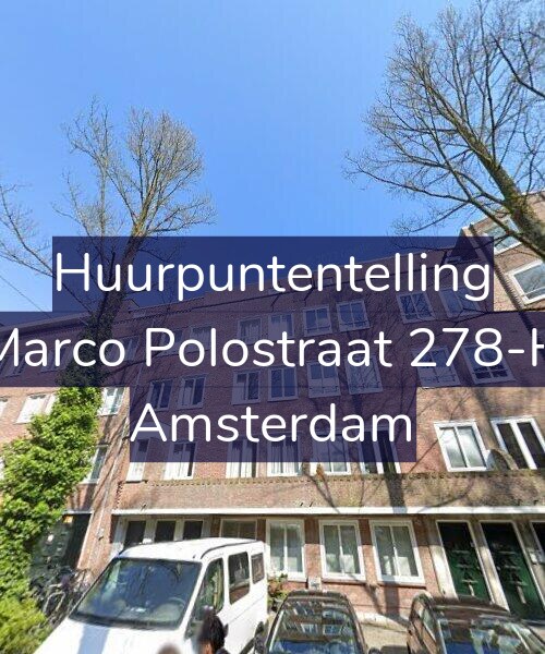 Foto gevel Huurpuntentelling voor Marco Polostraat 278-H, Amsterdam