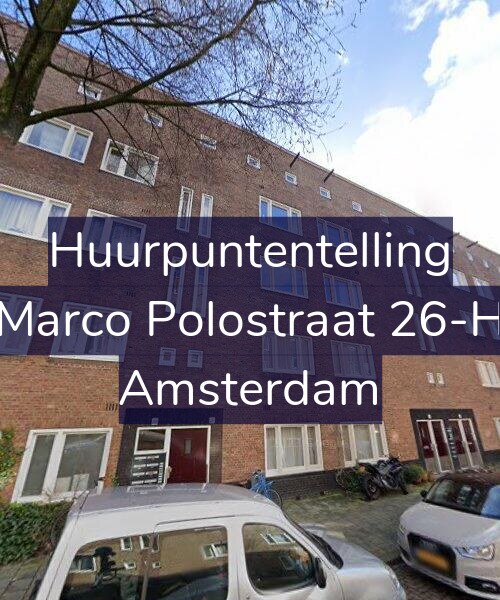 Foto gevel Huurpuntentelling voor Marco Polostraat 26-H, Amsterdam