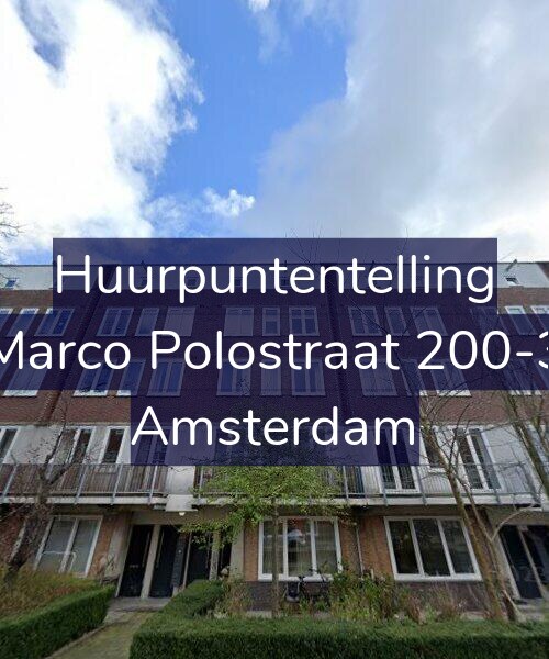 Foto gevel Huurpuntentelling voor Marco Polostraat 200-3, Amsterdam