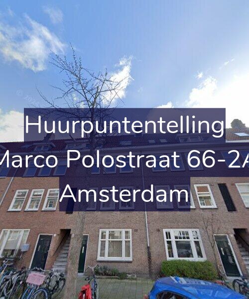 Foto gevel Huurpuntentelling voor Marco Polostraat 66-2A, Amsterdam