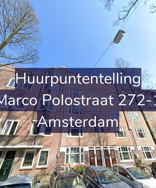 Foto gevel Huurpuntentelling voor Marco Polostraat 272-1, Amsterdam