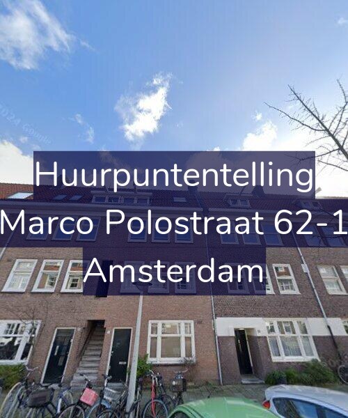 Foto gevel Huurpuntentelling voor Marco Polostraat 62-1, Amsterdam