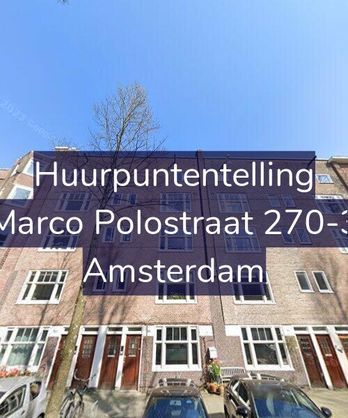 Foto gevel Huurpuntentelling voor Marco Polostraat 270-3, Amsterdam