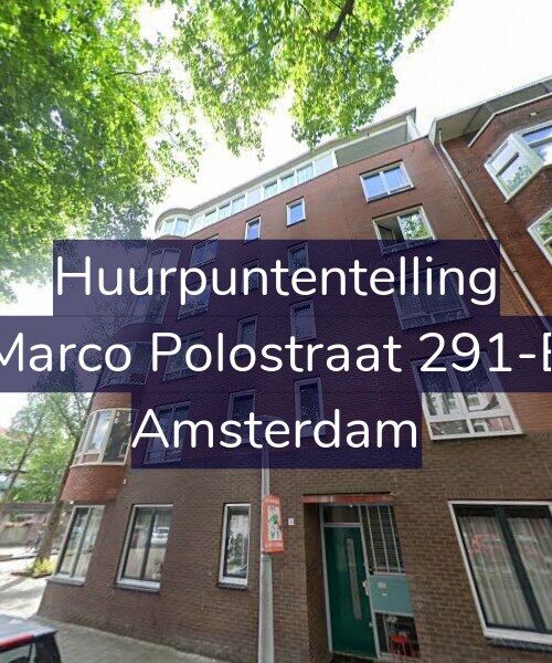 Foto gevel Huurpuntentelling voor Marco Polostraat 291-E, Amsterdam