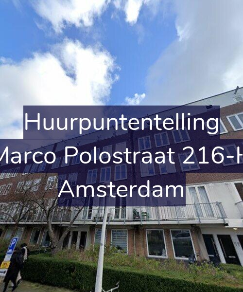 Foto gevel Huurpuntentelling voor Marco Polostraat 216-H, Amsterdam