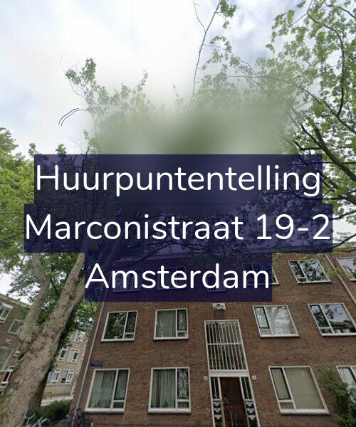 Foto gevel Huurpuntentelling voor Marconistraat 19-2, Amsterdam