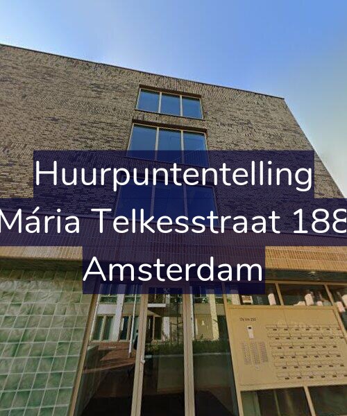 Foto gevel Huurpuntentelling voor Mária Telkesstraat 188, Amsterdam