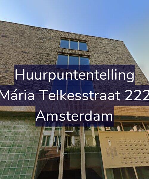 Foto gevel Huurpuntentelling voor Mária Telkesstraat 222, Amsterdam