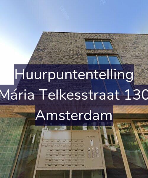 Foto gevel Huurpuntentelling voor Mária Telkesstraat 130, Amsterdam