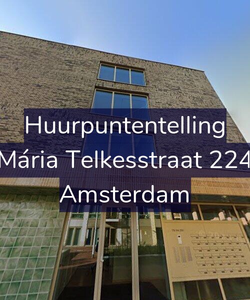 Foto gevel Huurpuntentelling voor Mária Telkesstraat 224, Amsterdam