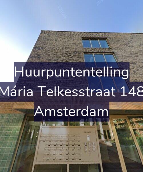 Foto gevel Huurpuntentelling voor Mária Telkesstraat 148, Amsterdam