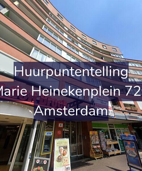 Foto gevel Huurpuntentelling voor Marie Heinekenplein 720, Amsterdam