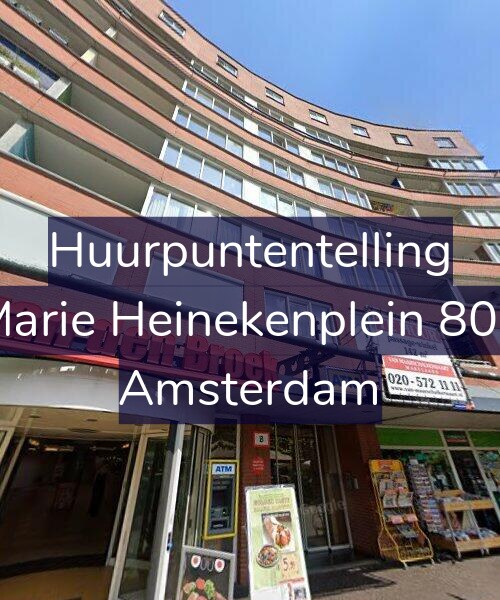 Foto gevel Huurpuntentelling voor Marie Heinekenplein 803, Amsterdam