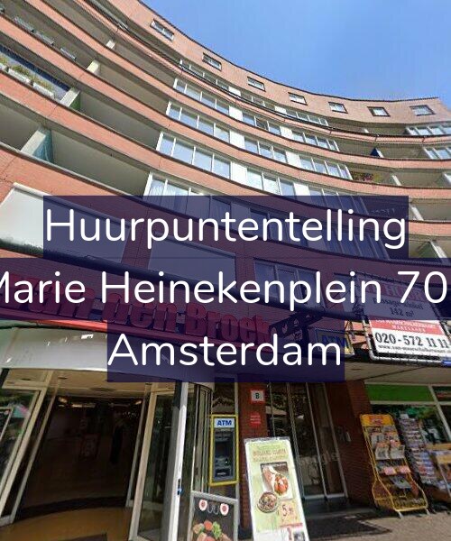 Foto gevel Huurpuntentelling voor Marie Heinekenplein 705, Amsterdam