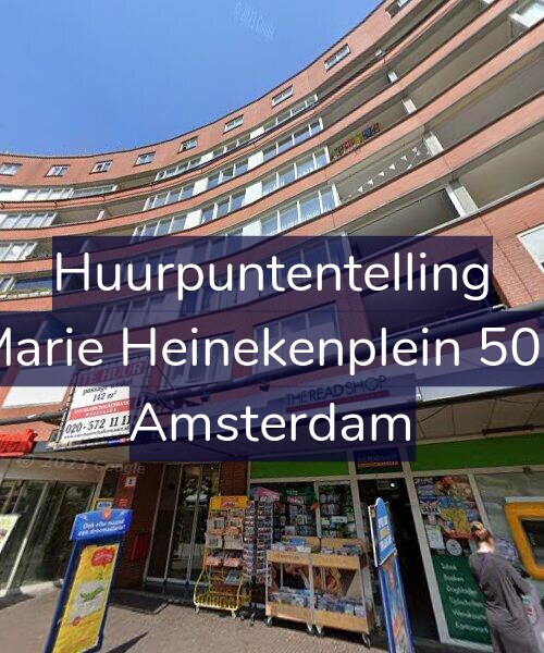 Foto gevel Huurpuntentelling voor Marie Heinekenplein 507, Amsterdam