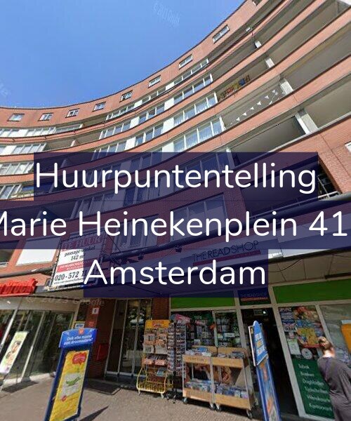 Foto gevel Huurpuntentelling voor Marie Heinekenplein 413, Amsterdam
