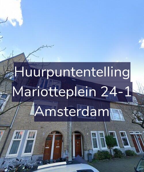 Foto gevel Huurpuntentelling voor Mariotteplein 24-1, Amsterdam