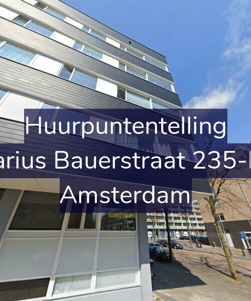 Foto gevel Huurpuntentelling voor Marius Bauerstraat 235-B8, Amsterdam