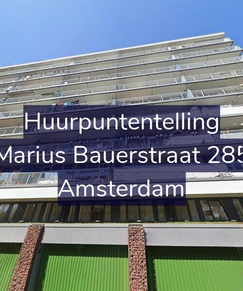 Foto gevel Huurpuntentelling voor Marius Bauerstraat 285, Amsterdam