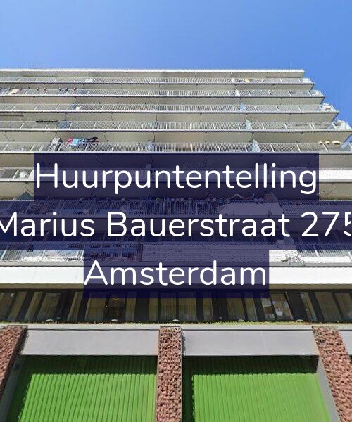 Foto gevel Huurpuntentelling voor Marius Bauerstraat 275, Amsterdam