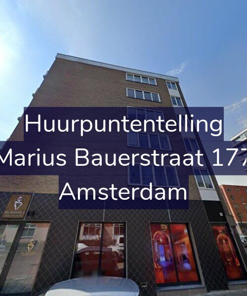 Foto gevel Huurpuntentelling voor Marius Bauerstraat 177, Amsterdam