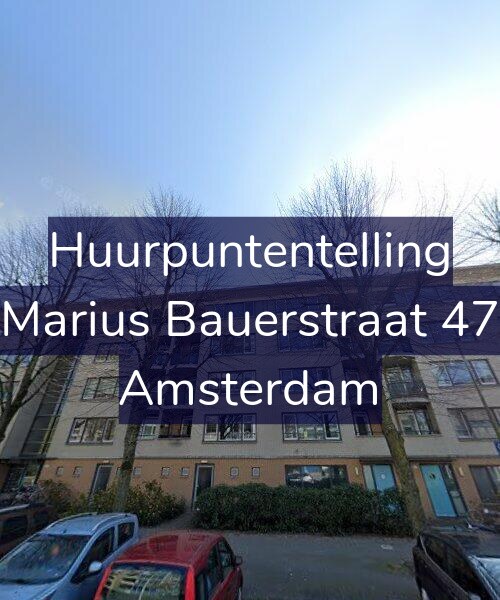 Foto gevel Huurpuntentelling voor Marius Bauerstraat 47, Amsterdam