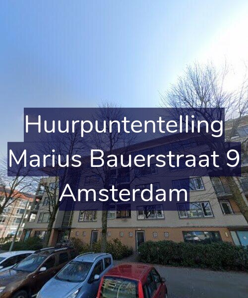 Foto gevel Huurpuntentelling voor Marius Bauerstraat 9, Amsterdam