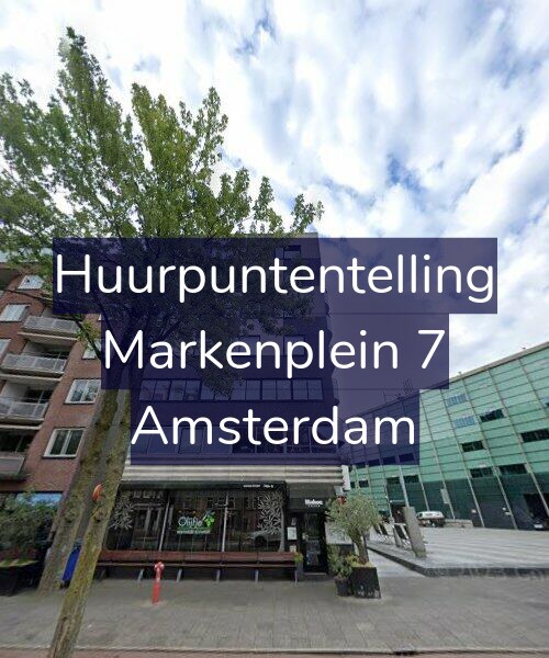 Foto gevel Huurpuntentelling voor Markenplein 7, Amsterdam