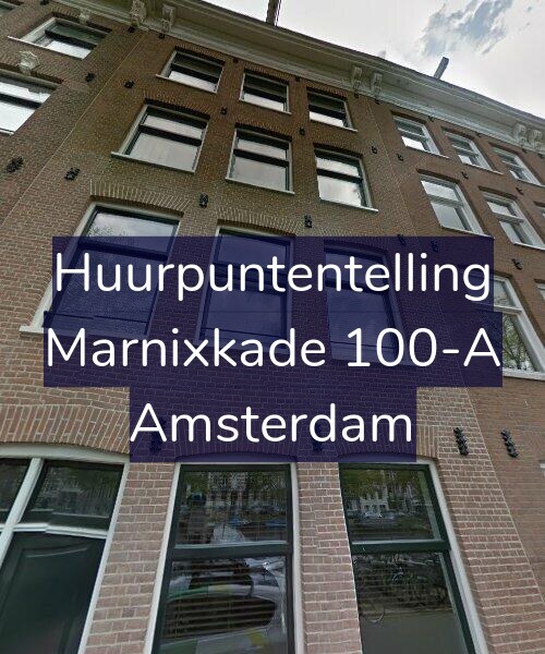Foto gevel Huurpuntentelling voor Marnixkade 100-A, Amsterdam