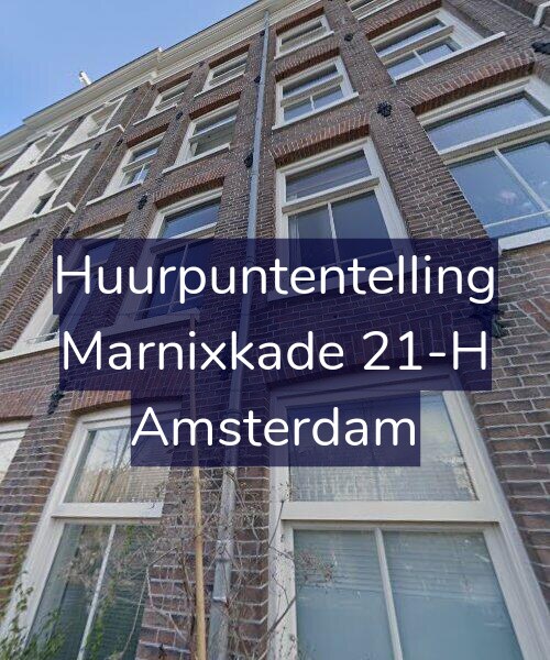 Foto gevel Huurpuntentelling voor Marnixkade 21-H, Amsterdam