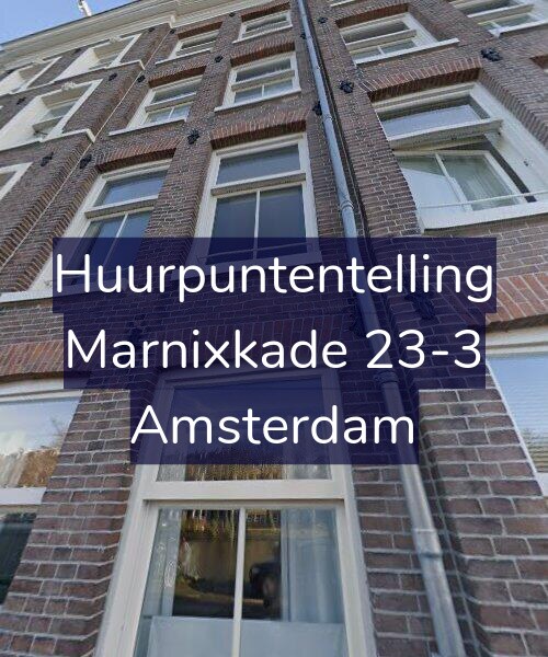 Foto gevel Huurpuntentelling voor Marnixkade 23-3, Amsterdam