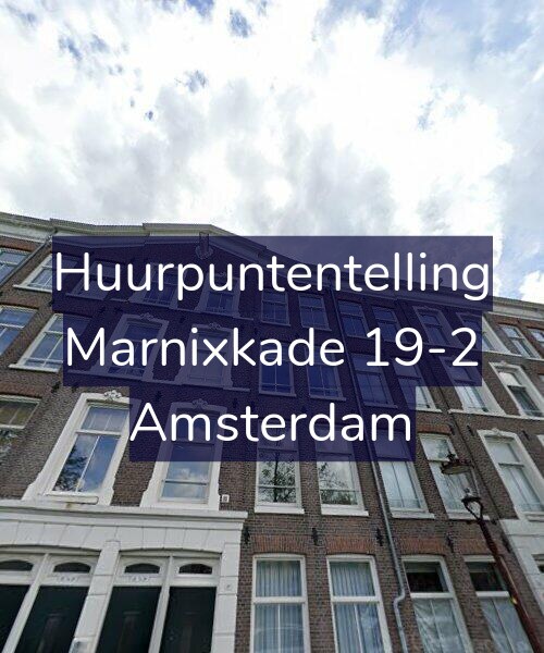 Foto gevel Huurpuntentelling voor Marnixkade 19-2, Amsterdam