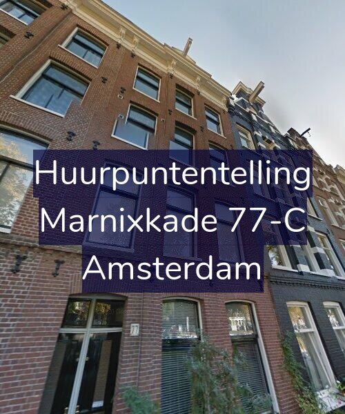 Foto gevel Huurpuntentelling voor Marnixkade 77-C, Amsterdam
