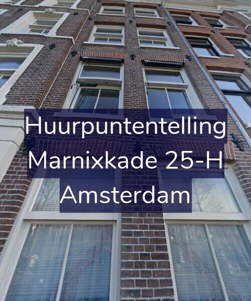 Foto gevel Huurpuntentelling voor Marnixkade 25-H, Amsterdam
