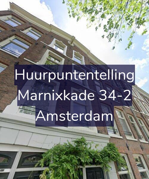 Foto gevel Huurpuntentelling voor Marnixkade 34-2, Amsterdam