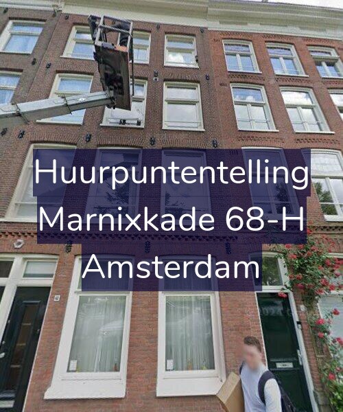 Foto gevel Huurpuntentelling voor Marnixkade 68-H, Amsterdam
