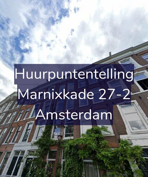 Foto gevel Huurpuntentelling voor Marnixkade 27-2, Amsterdam