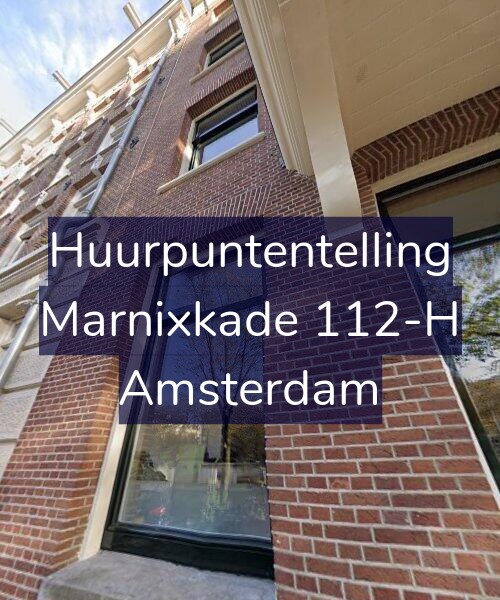 Foto gevel Huurpuntentelling voor Marnixkade 112-H, Amsterdam