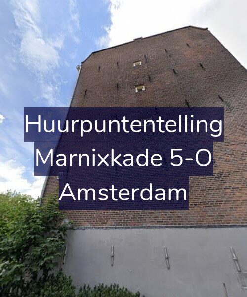 Foto gevel Huurpuntentelling voor Marnixkade 5-O, Amsterdam