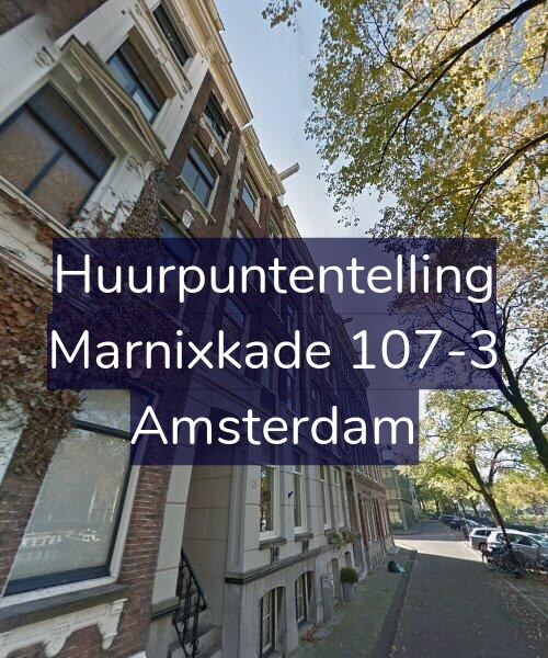 Foto gevel Huurpuntentelling voor Marnixkade 107-3, Amsterdam