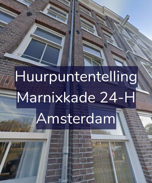 Foto gevel Huurpuntentelling voor Marnixkade 24-H, Amsterdam