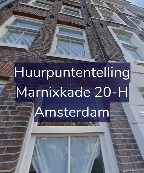 Foto gevel Huurpuntentelling voor Marnixkade 20-H, Amsterdam